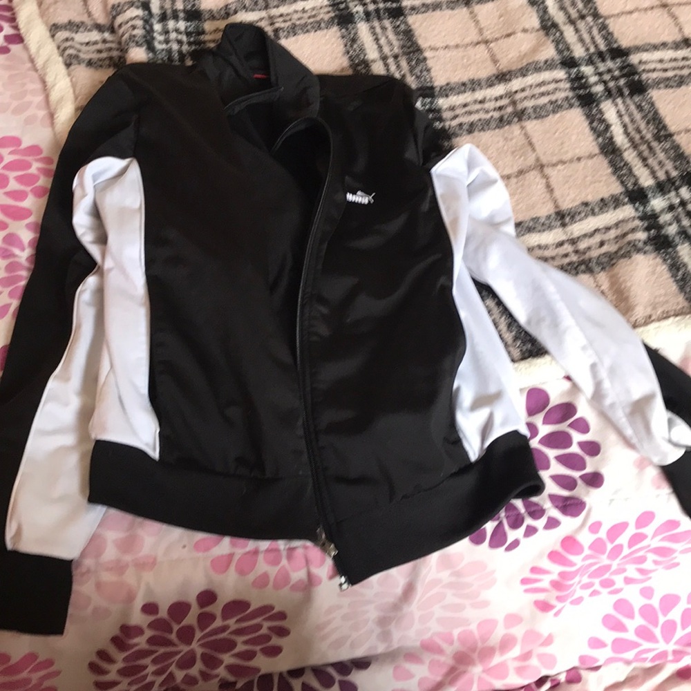 Puma Black and white sweater